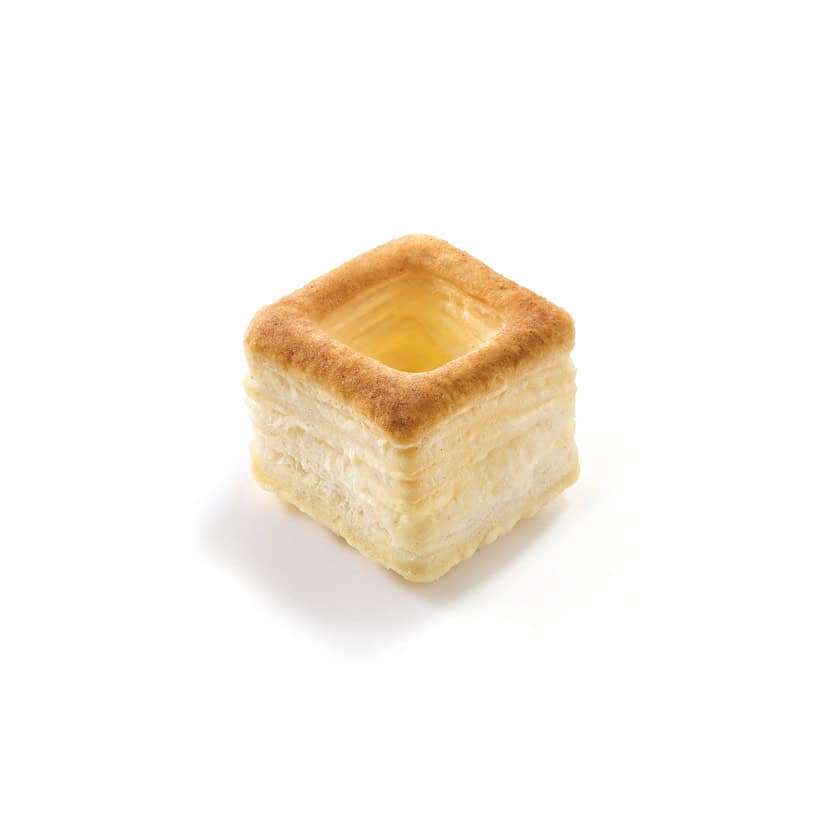96 Puff Pastry Mini Square Neutral 3.2cm