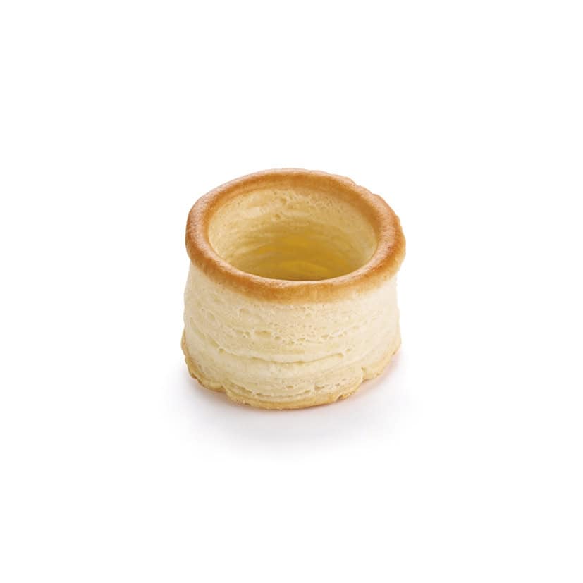 96 Mini Puff Pastry Shells Straight Sided Neutral 4.5cm