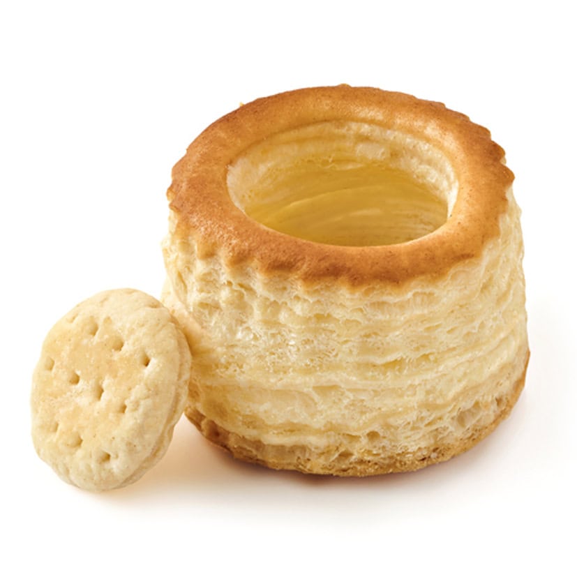 60 Puff Pastry Shells With Separated Lid Neutral 7cm