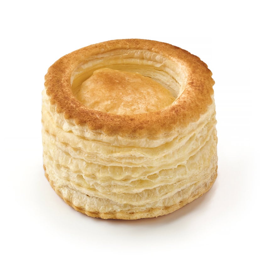 24 Vol Au Vent Puff Pastry Shells Neutral 8cm
