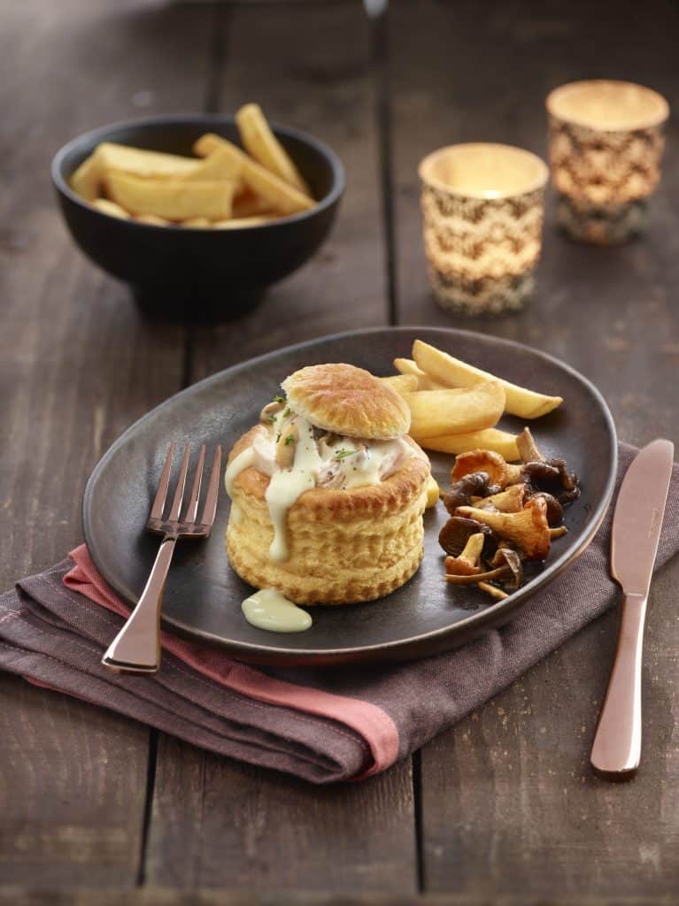 72 Vol Au Vent Puff Pastry Shells Neutral 8cm