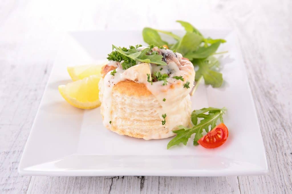 72 Vol Au Vent Puff Pastry Shells Without Lid 8cm