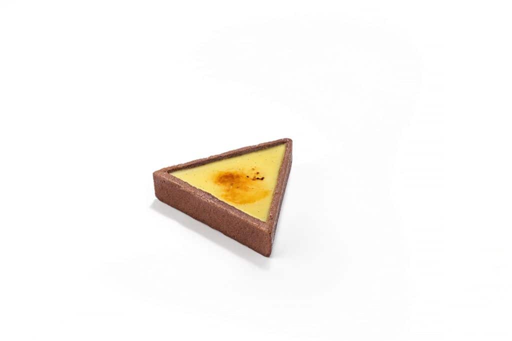 96 Trendy Triangle Shortcrust Tartlets Chocolate 8cm