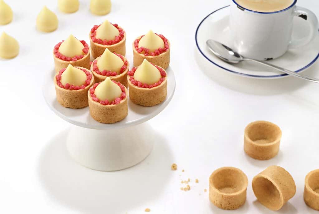 63 Micro Trendy Round Shortcrust Tartlets Sweet 3cm