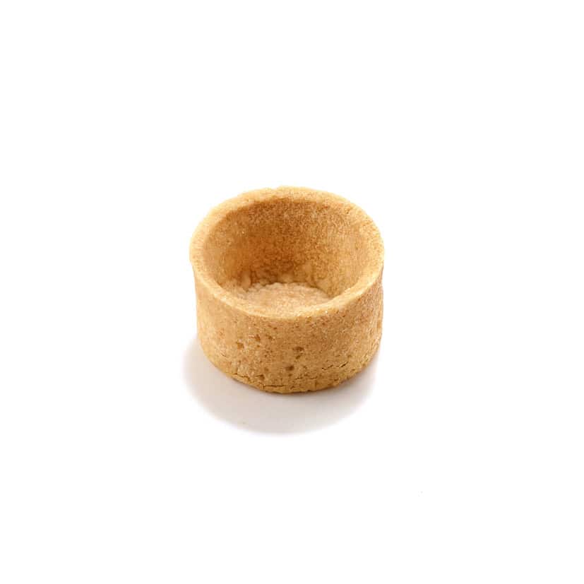 189 Micro Trendy Round Shortcrust Tartlets Sweet 3cm