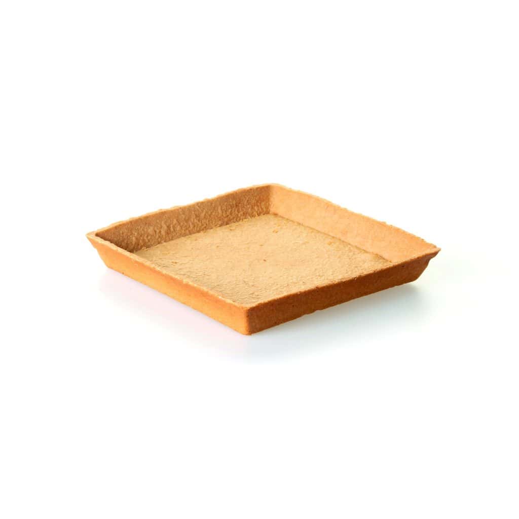 12 Shortcrust Square Shaped Tarts 17.5cm