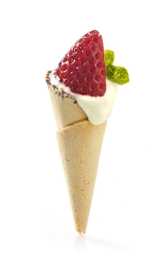 90 Mini Cones Sweet + Coating Choco + Stand Up Tray)