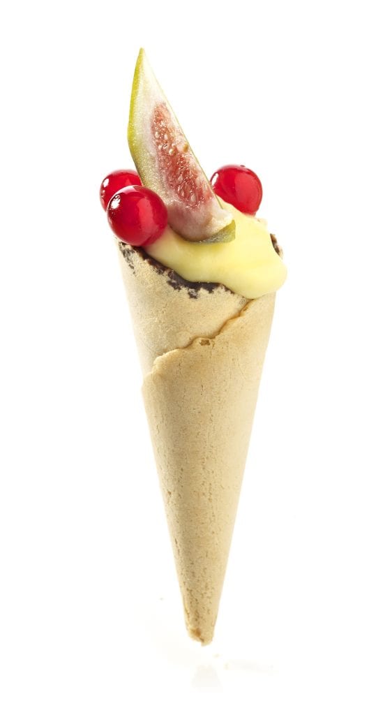 90 Mini Cones Sweet + Coating Choco + Stand Up Tray)