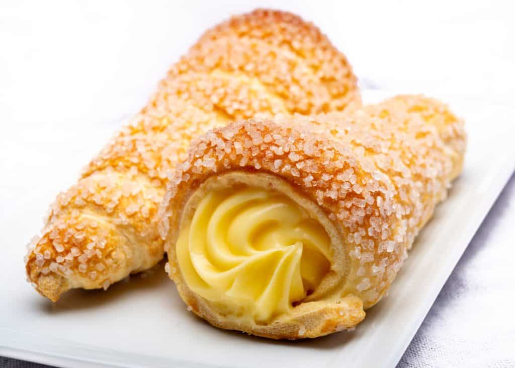 80 Puff Pastry Horns With Sugar Crystals + Pure Butter