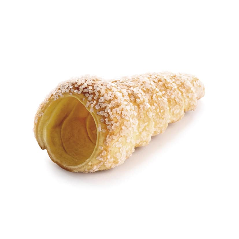 80 Puff Pastry Horns With Sugar Crystals