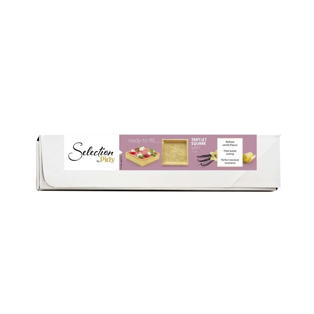 36 Trendy Square Shortcrust Tartlets Sweet 7cm Selection By Pidy