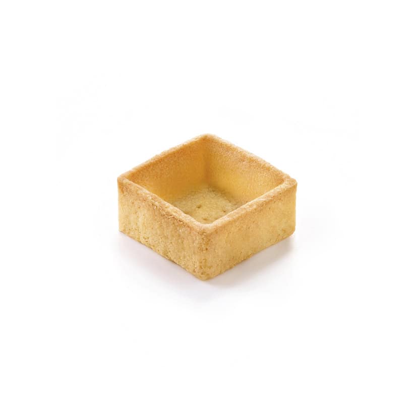 240 Mini Trendy Square Shortcrust Tartlets Sweet 3.5cm