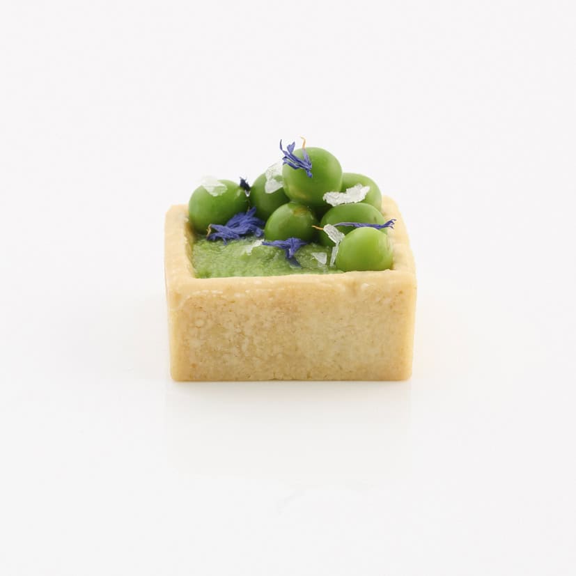 210 Mini Trendy Square Shortcrust Tartlets Neutral 3.5cm Selection By Pidy