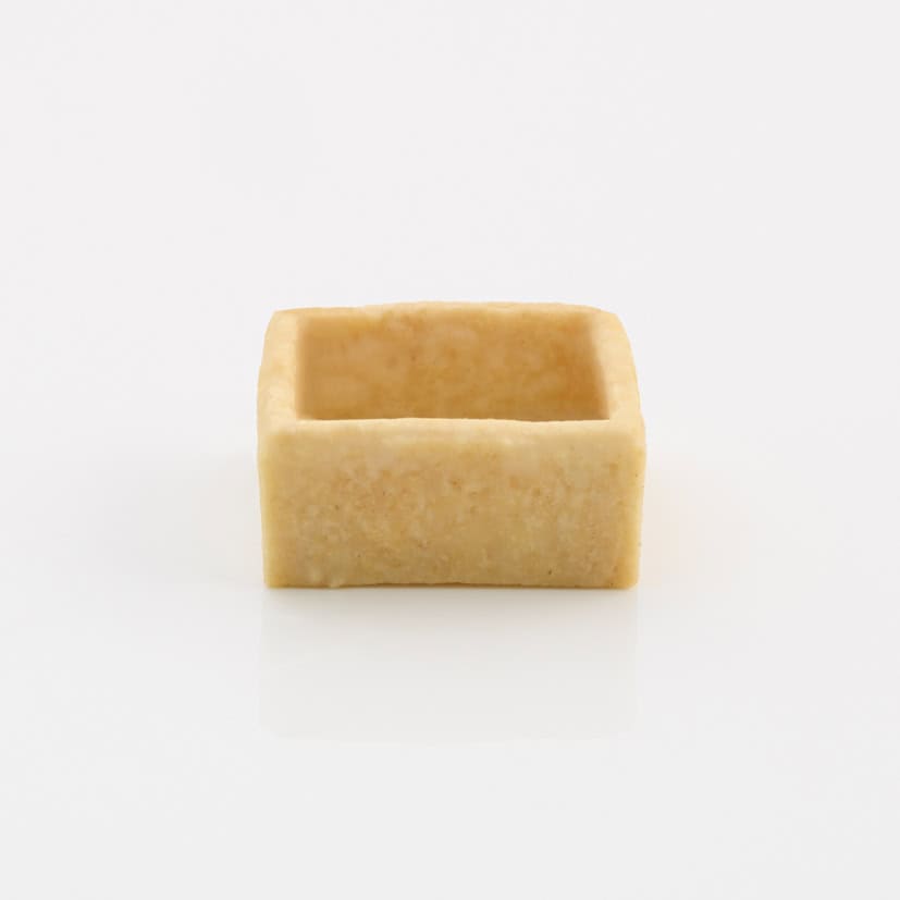 210 Mini Trendy Square Shortcrust Tartlets Sweet 3.5cm Selection By Pidy