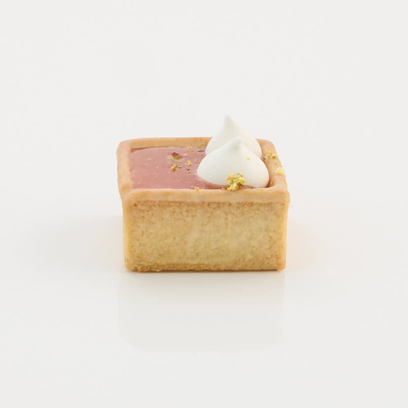 210 Mini Trendy Square Shortcrust Tartlets Sweet 3.5cm Selection By Pidy