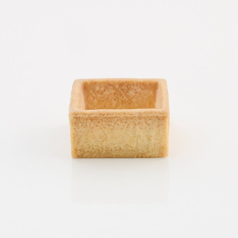 210 Mini Trendy Square Shortcrust Tartlets Neutral 3.5cm Selection By Pidy
