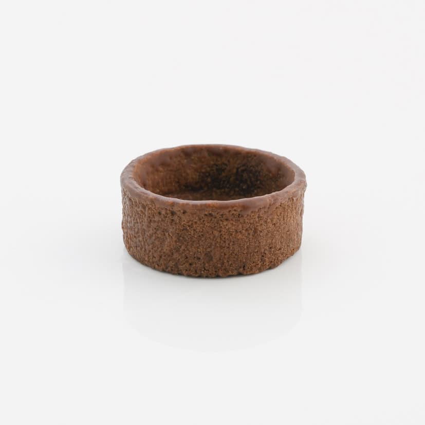 210 Mini Trendy Round Shortcrust Tartlets Choco 4cm Selection By Pidy