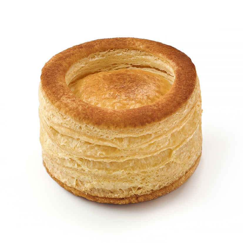 72 Vol-au-vent Puff Pastry Shells Straight Sided 8cm