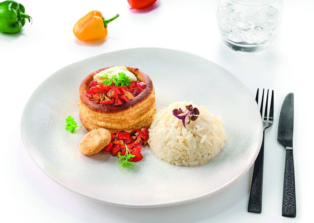 48 Vol-au-vent Puff Pastry Shells Meal With Lid 9.5cm