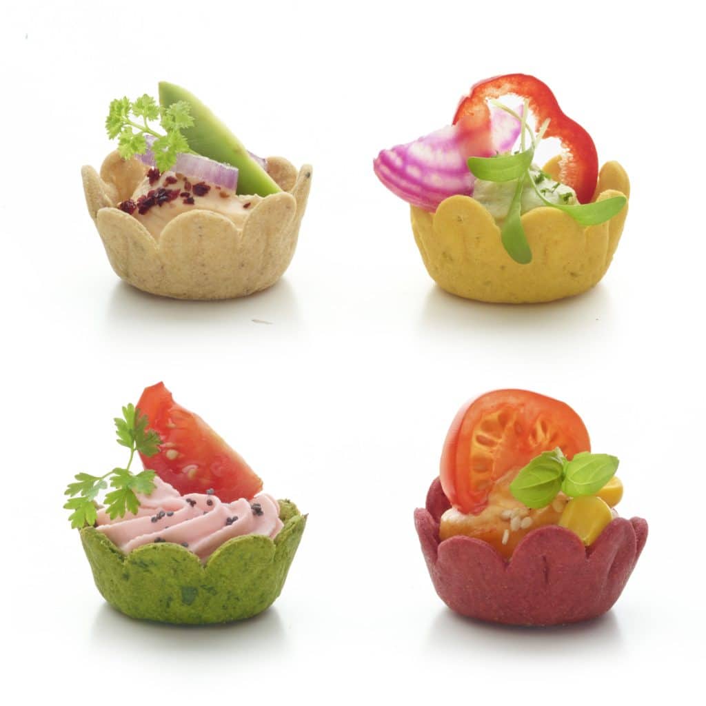 4×24 Veggie Cups Assorted 3.2cm