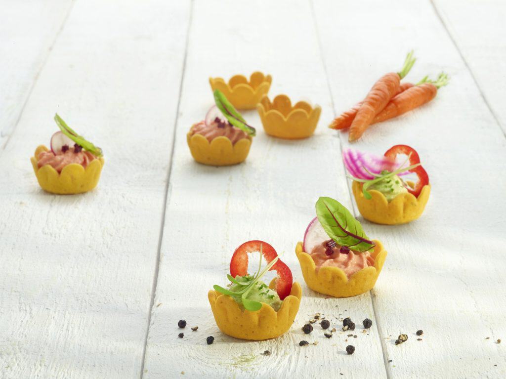 96 Veggie Cups Carrot 3.2cm