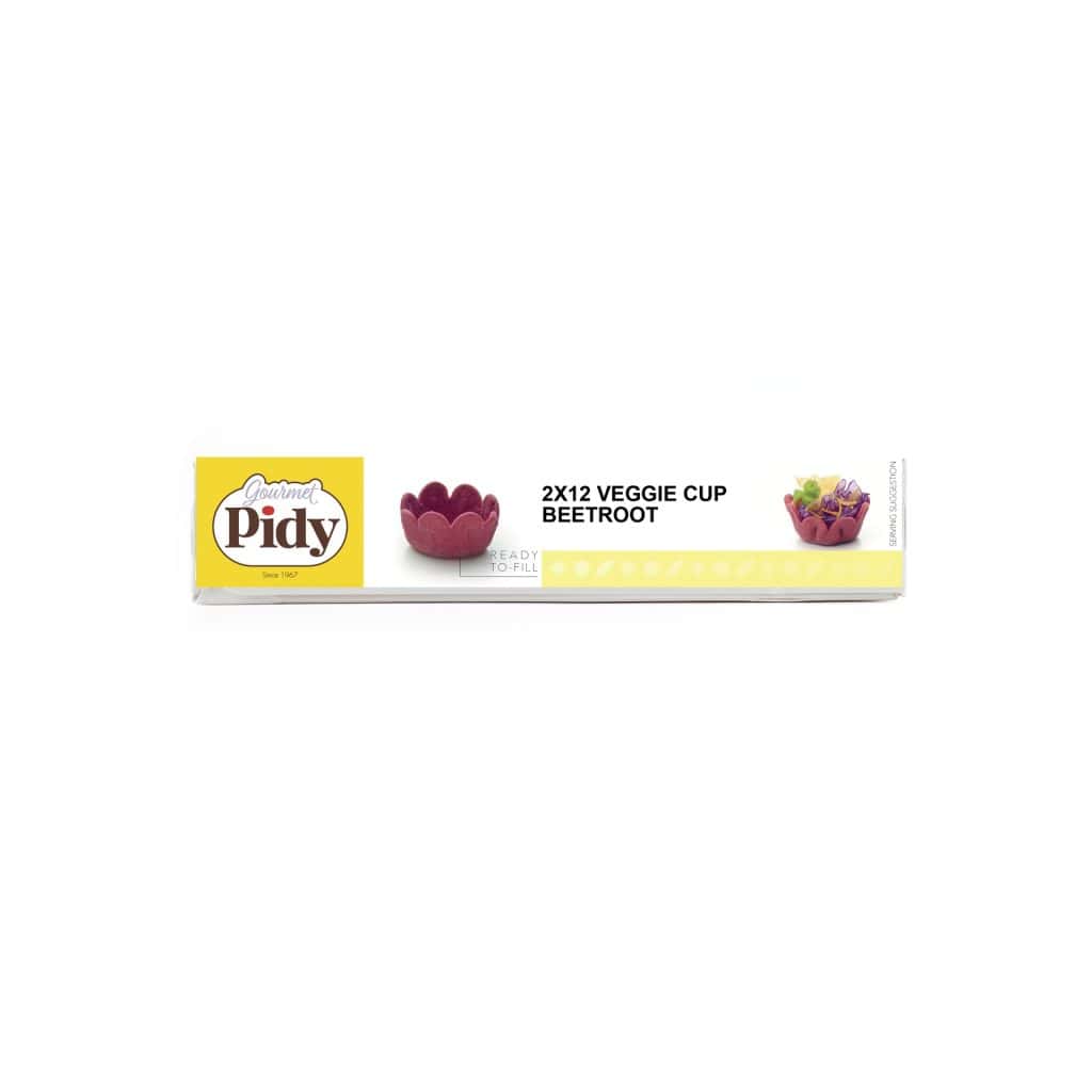 6x2x12 Veggie Cups Beetroot 3.2cm