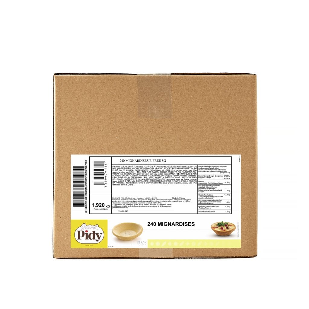 240 Pressed Puff Pastry Mignardises Neutral 6cm