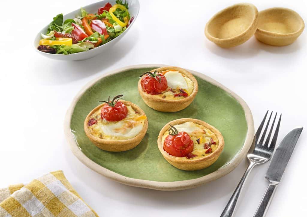 90 Puff Pastry Quiche Cases 7cm