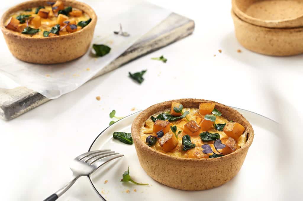 42 Puff Pastry Quiche Cases Wholemeal 11cm