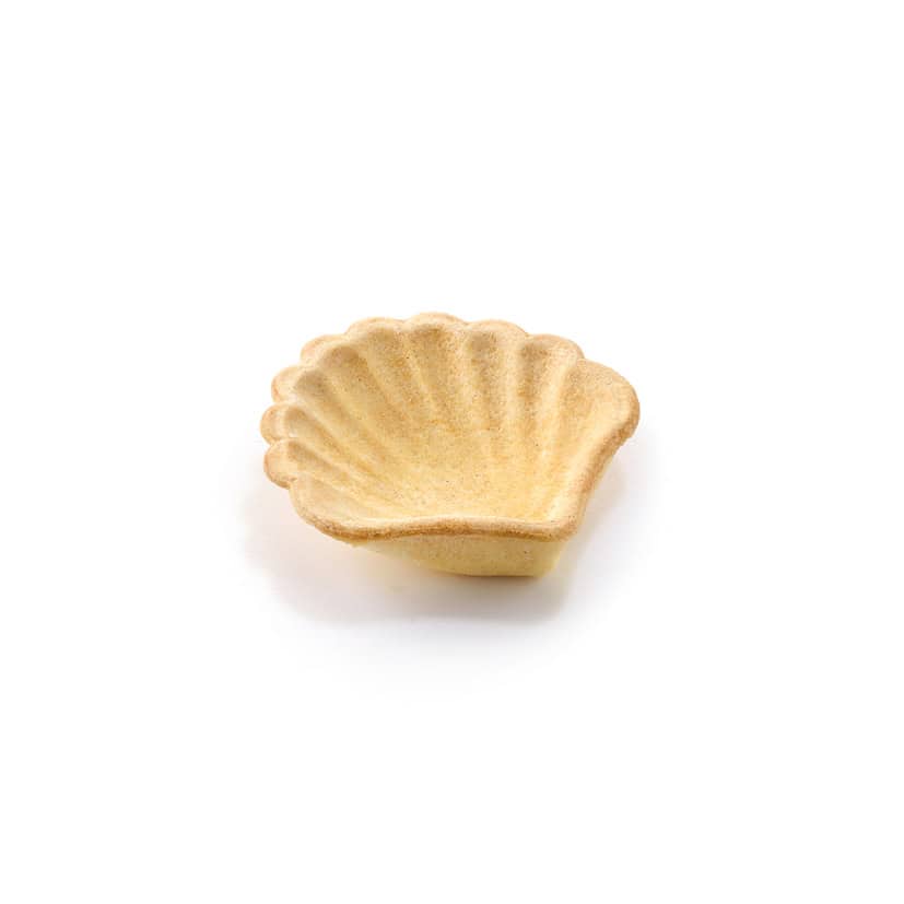 480 Waffle Baked Shortcrust Mini Scallops 5cm
