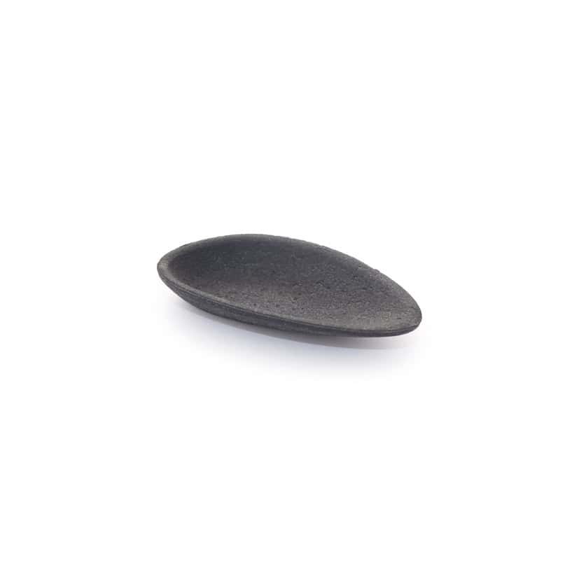 435 Waffle Baked Shortcrust Mussel Shells Vegetable Carbon 6.7cm