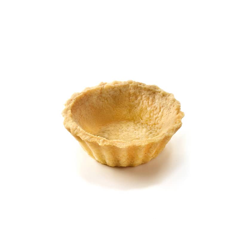 480 Mini Tellines Shortcrust Tartlets Fluted Neutral 4cm