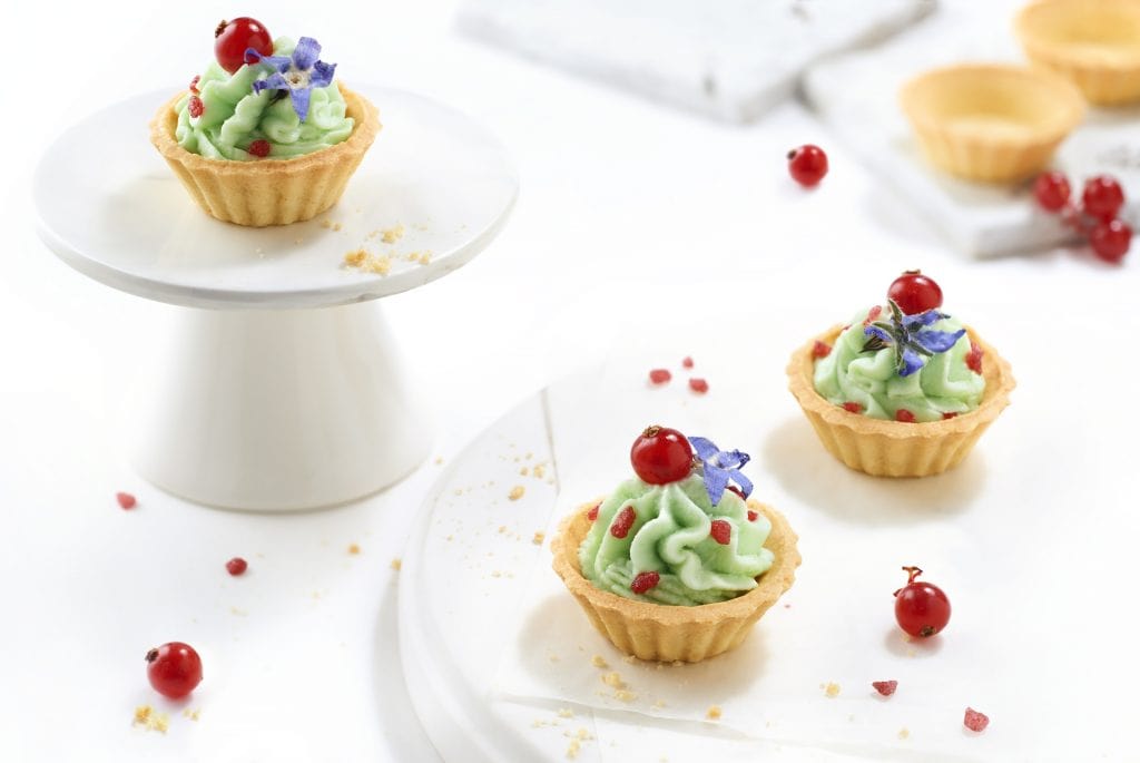 120 Shortcrust Tartlets Tellines Fluted Sweet 4.5cm