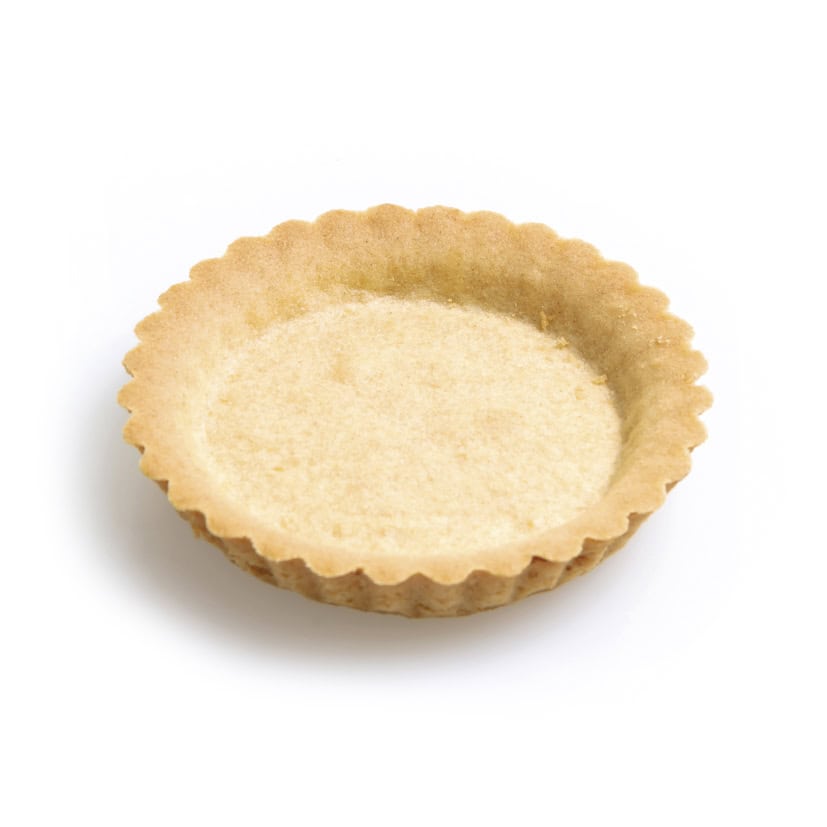 135 Shortcrust Tartlets Fluted Neutral 8.5cm