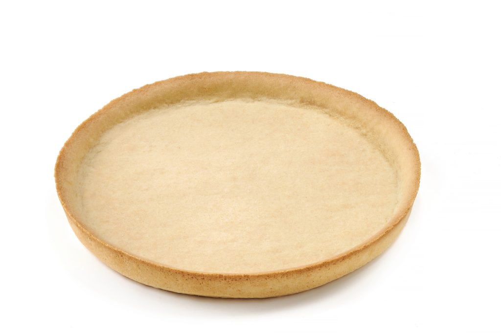 12 Shortcrust Tarts Straight Sided Butter 18cm