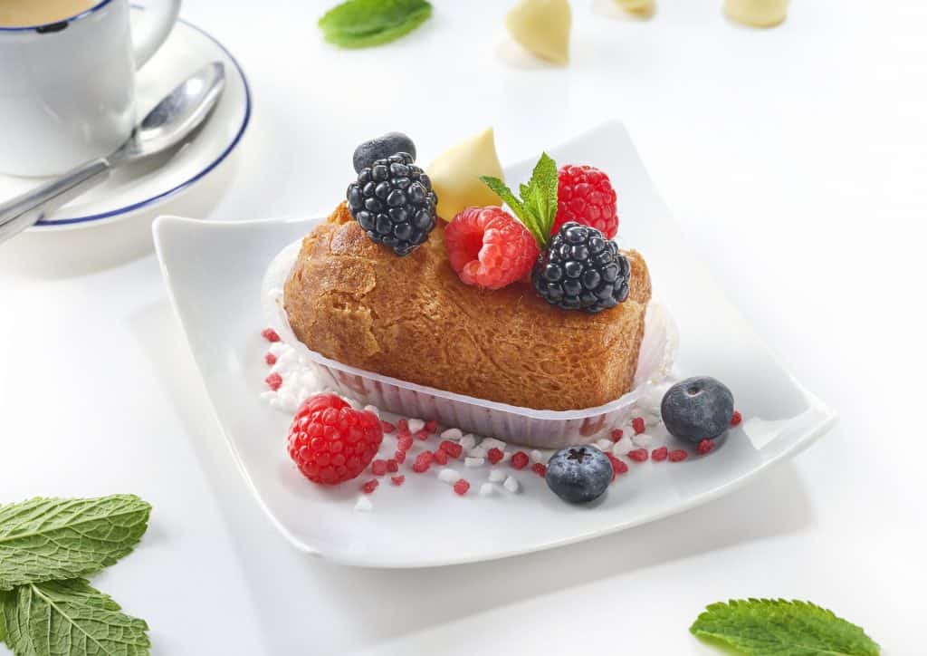 14 Baba Bouchons Brioche Rum + Gel + Tray Frozen Ø4cm