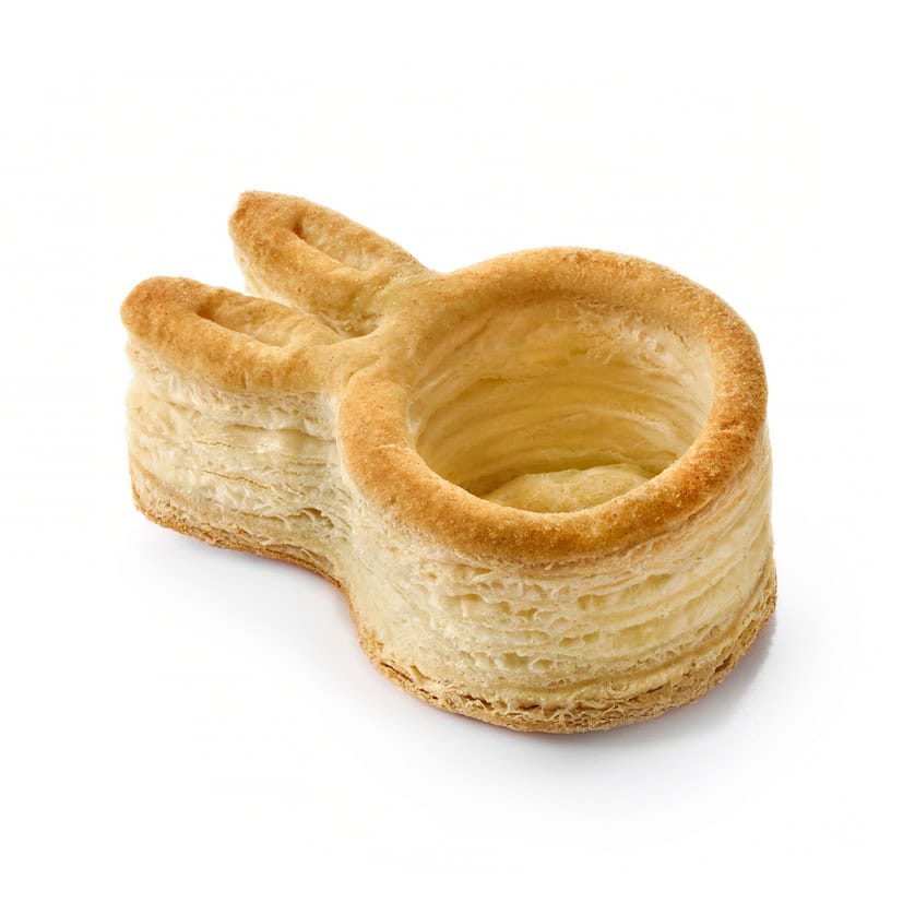 54 Puff Pastry Bunny Shaped Shells 10 x 6.5cm