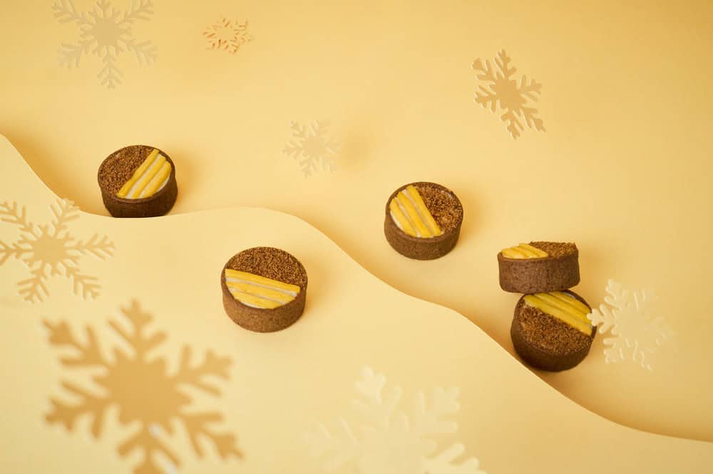 2" Butter round mini Trendy shortcrust shell chocolate