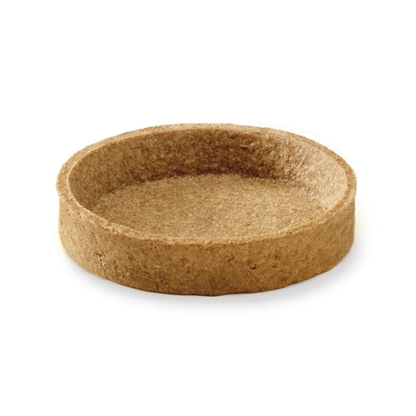 4″ Butter round trendy shell graham + coating