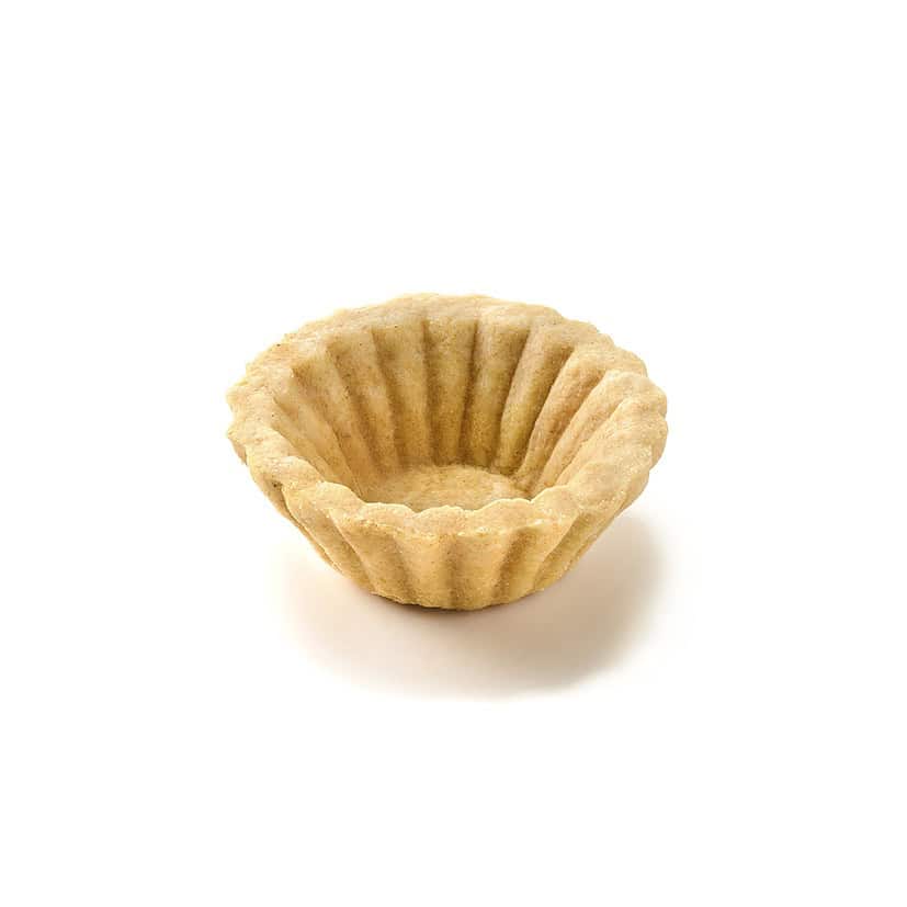 1.5″ Round fluted shell neutral