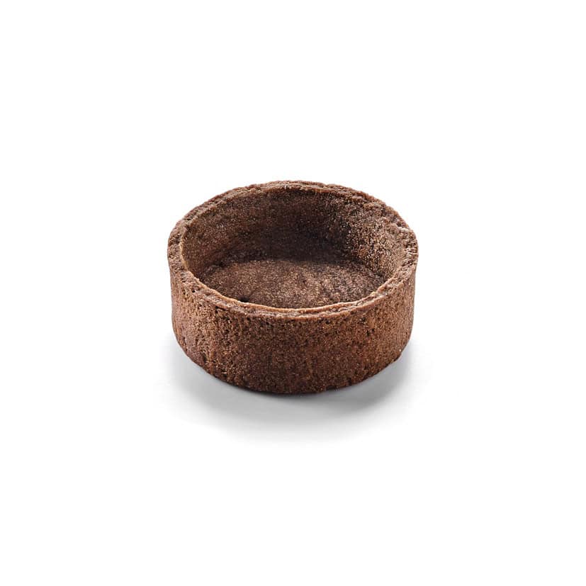 1.5″ Vegan round trendy shell chocolate