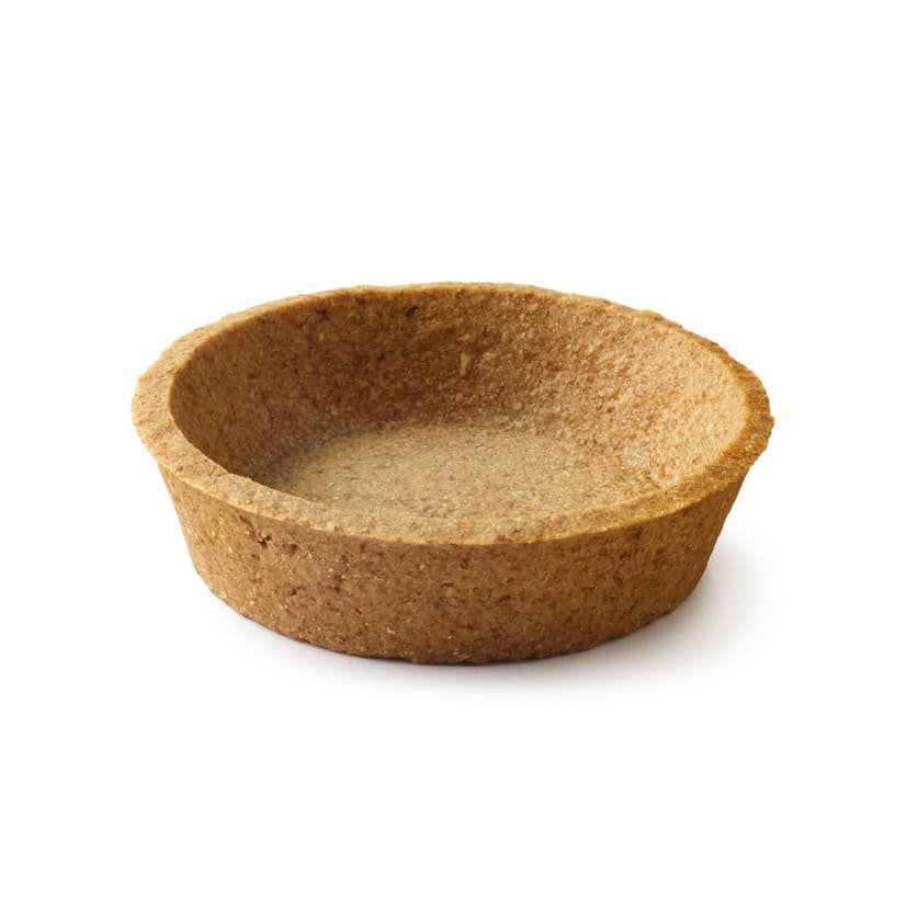 3.25″ Vegan round straight sided shell graham