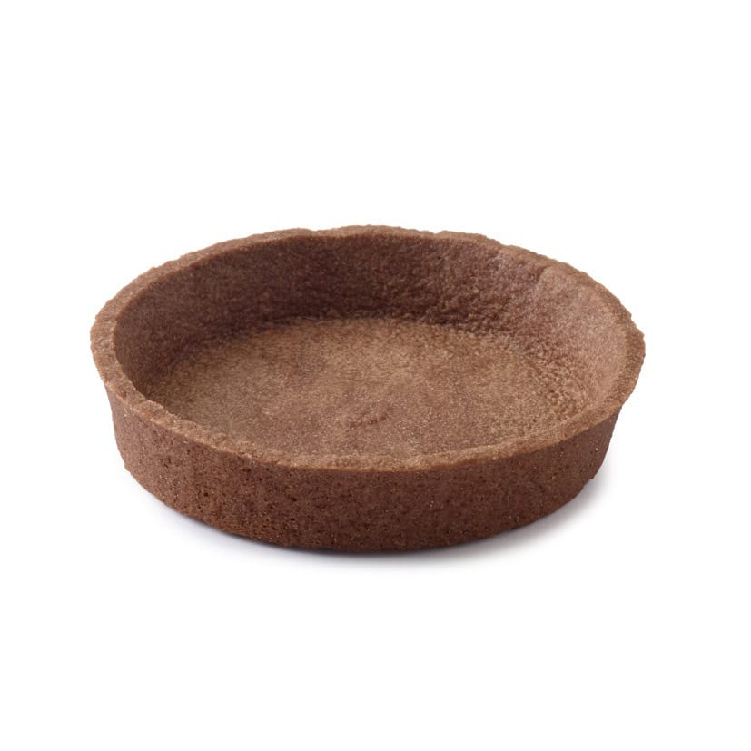 4″ Vegan round straight sided shell chocolate