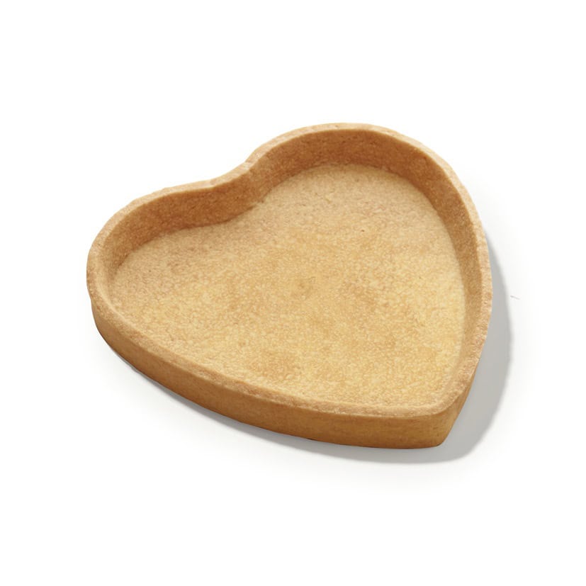 6″ Butter heart shaped shell sweet