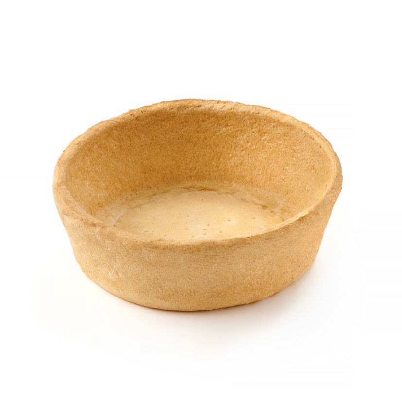 4.25″ Round straight sided puff pastry quiche shell