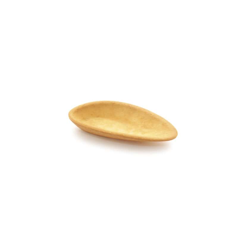 2.6″ x 1.3″ Butter mussel shaped shell neutral