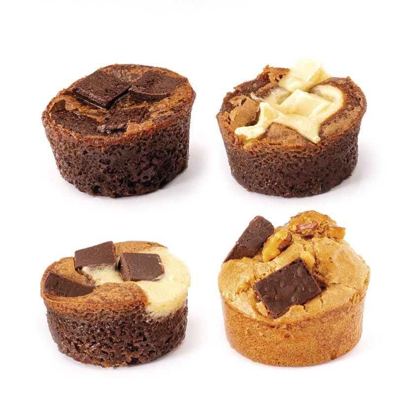 1.5” Assortment of 4 flavors brownies