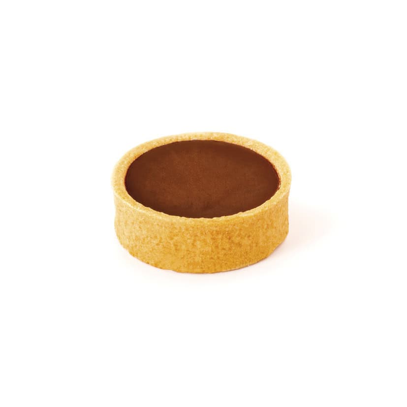 2″ Chocolate and caramel tartlet