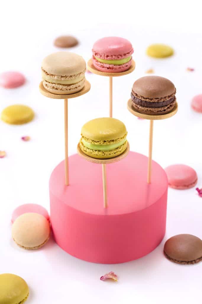1.4″ Mini macaron plain flavor