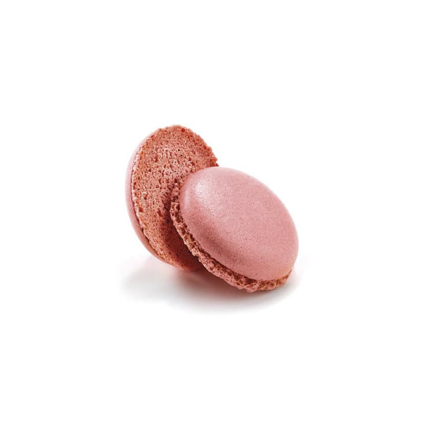 1.4″ Mini macaron raspberry flavor